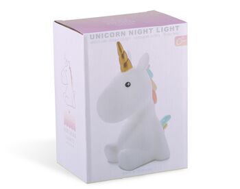 Veilleuse Licorne rechargeable 3