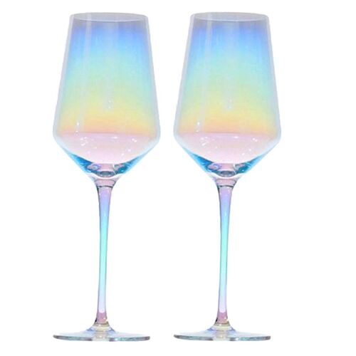 Rainbow Wine Glass
Set of 2