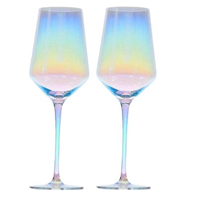 Bicchiere da vino arcobaleno
Set di 2