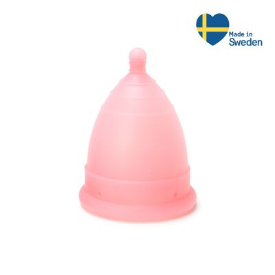 MonthlyCup – Menstruationstasse hergestellt in Schweden | Größe Plus | für sehr starke Blutungen | Wiederverwendbar | 100 % medizinisches Silikon