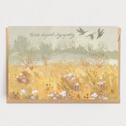 Wild Geese Sympathy Card