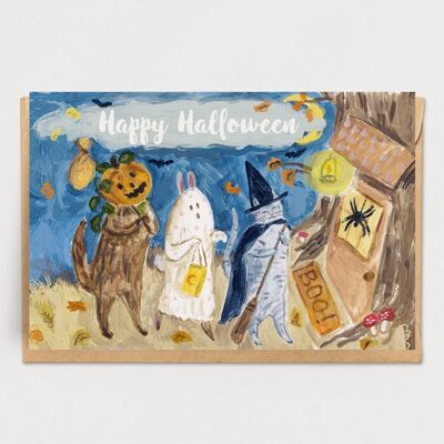 Halloween Parade Card