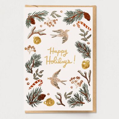 Holiday Wreath Card