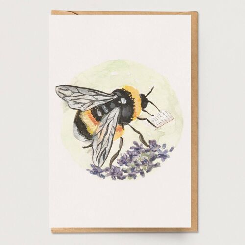 Bee Penpal Card