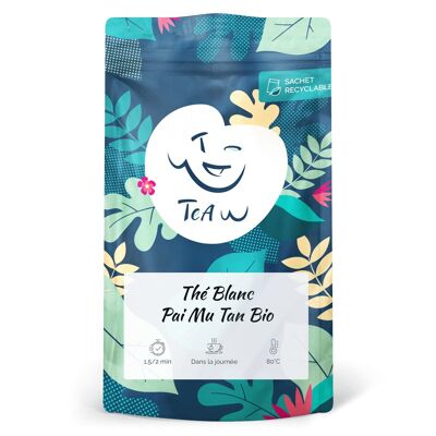 Organic Pai Mu Tan white tea (Bulk bag: 100 g)
