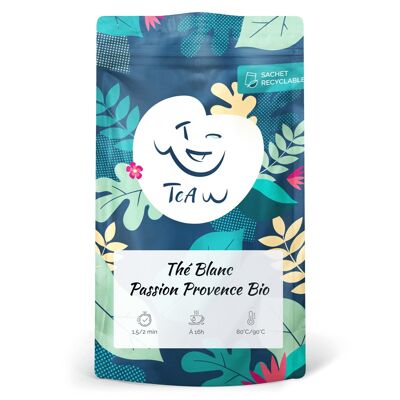 Organic Passion Provence white tea (Bulk bag: 50 g)