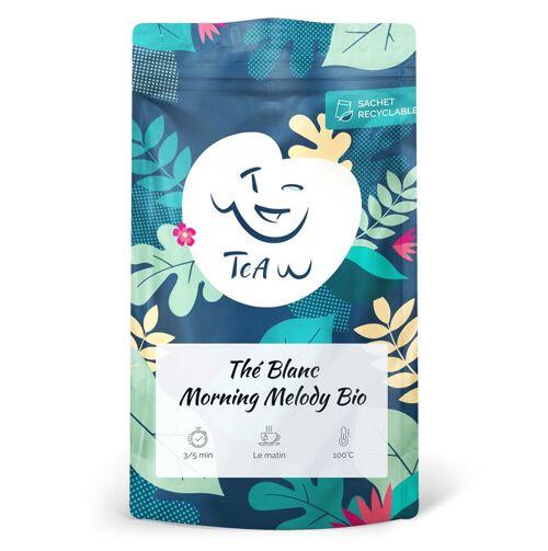 Thé blanc Morning Melody BIO (Sachet en vrac : 100 g)