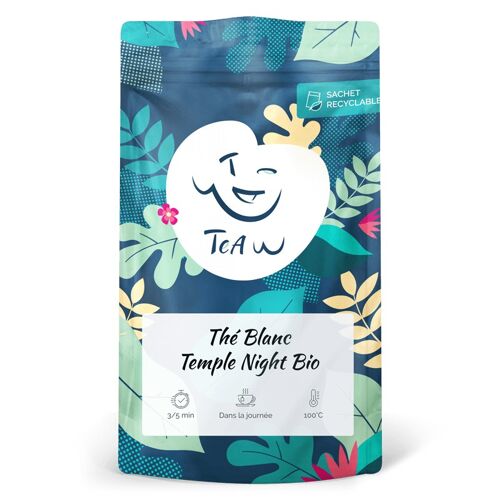 Thé blanc Temple Night BIO (Sachet en vrac : 50 g)