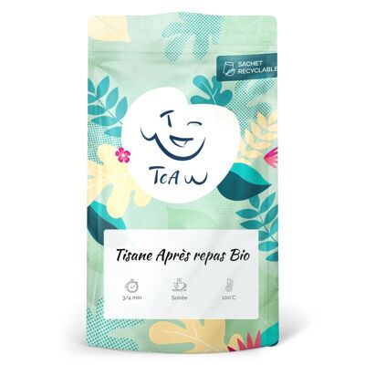 Organic after-meal herbal tea (Bulk bag: 50 g)