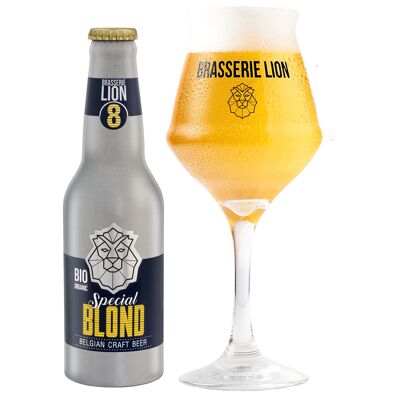 bière bio - Brasserie Lion 8 - special blond 8% alc.