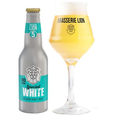 bière bio - Brasserie Lion 5 - special white 5% alc.