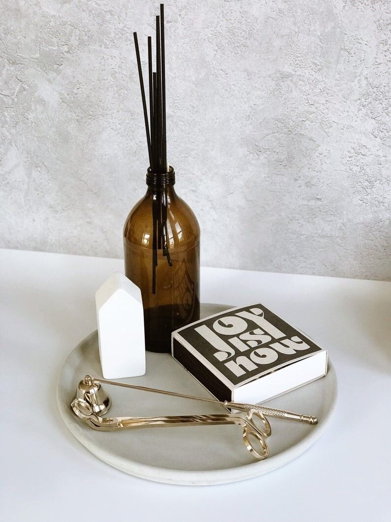 Großes Betontablett (grau)