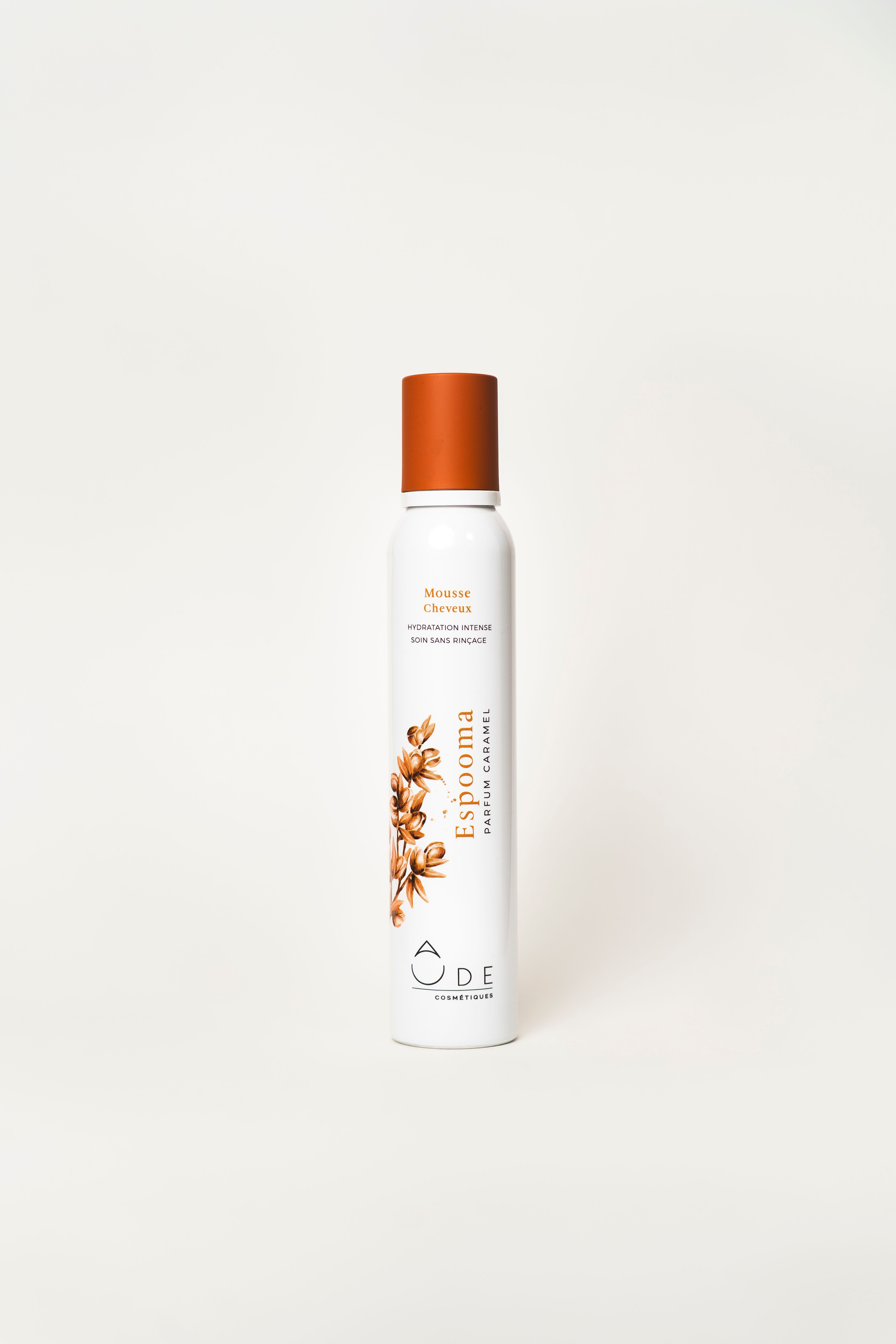 Mousse soin cheveux parfum caramel Espooma