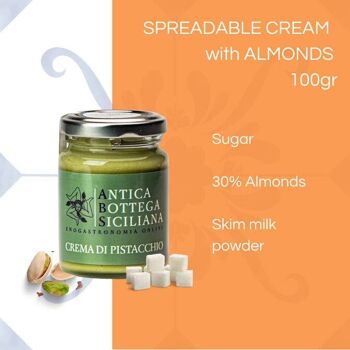 Crème à tartiner sucrée sicilienne à la pistache - 100 g 4