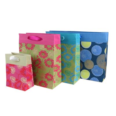 Multicolored Vivacce paper bag 13 x 18 x 12 cm