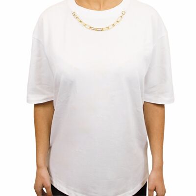 Camiseta blanca & chainz arena gold