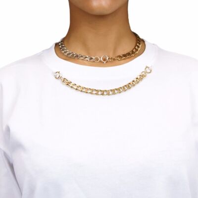 T-shirt Blanc & Chainz or