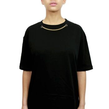 Box t-shirt noir avec bijoux (taille s) 1