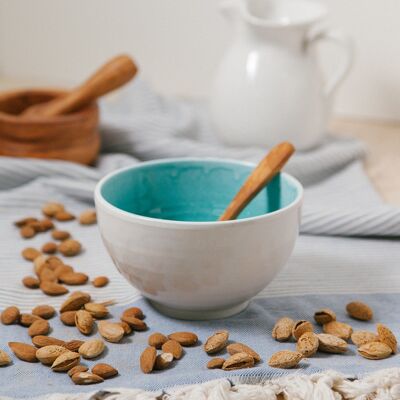 Turquoise Cereal Bowl