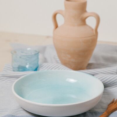 Turquoise Pasta Plate