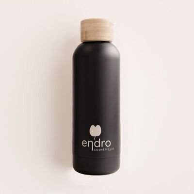 Stainless steel insulated water bottle - black