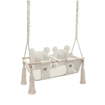 Twins Toddler Swing Rose Foncé Rose Sépia