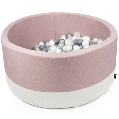 Ball-Pit Rond Eco Rouge 90X40cm (+200 Balles)