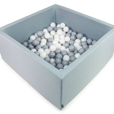 Ball-Pit Square Dark Mint 90x90X40cm (+200 Balls)