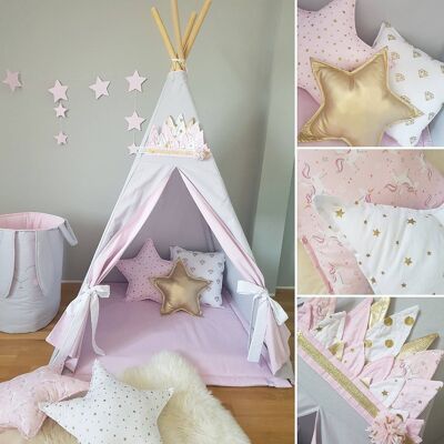 Child's teepee Touch Of Gold Set