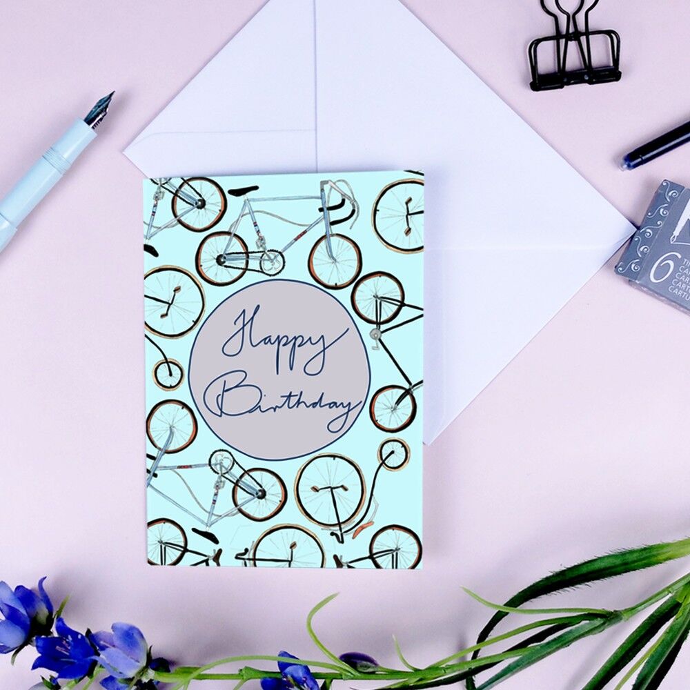 Grußkarte "Geburtstag Räder"