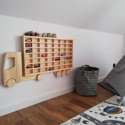 Wood Truck Display Shelf