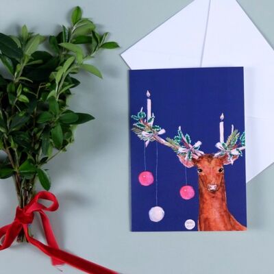 Greeting card A6 deer