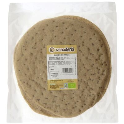 Bases de Pizza con Masa Madre Natural 250g (2x125g)