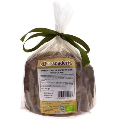 Panettone de Espelta con Chocolate Ecológico 750g