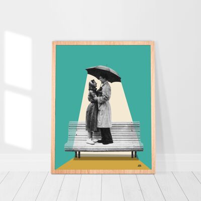 Under my umbrella - Poster 30x40 cm