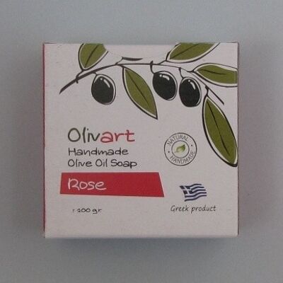 OLIVART Sapone all'Olio di Oliva - ROSE