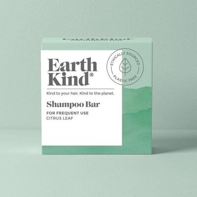 EarthKind Citrus Leaf Shampoo Bar For Frequent Use
