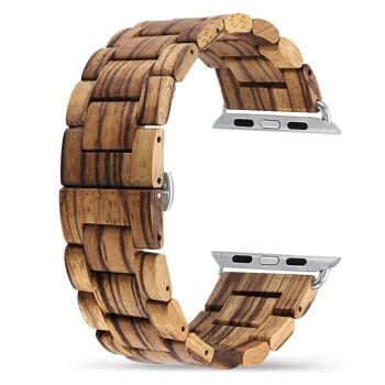 Bracelet Apple Watch - Bois de Zèbre 2