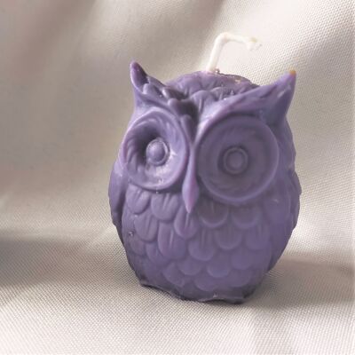 Owl Design Candle- Lavender