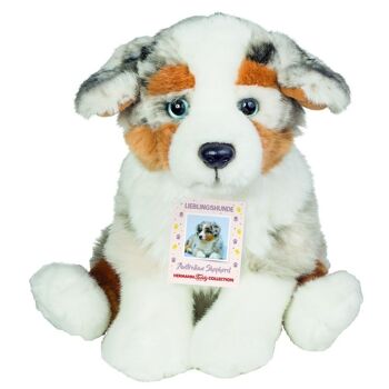 Chiot Berger Australien assis 22 cm - peluche - peluche 6