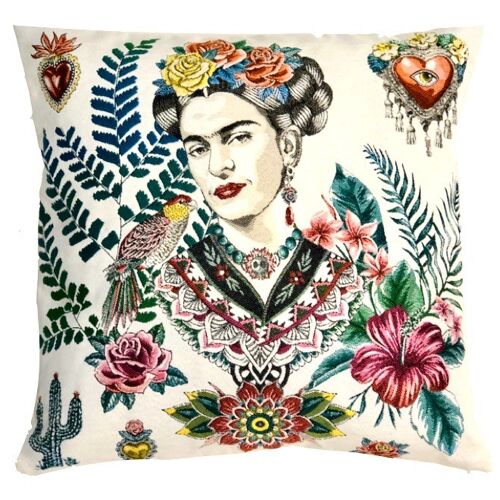 Housse de coussin, Artista blanc, 45cm x 45cm