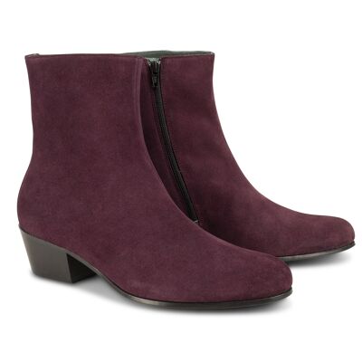 Aubergine Suede Grosvenor