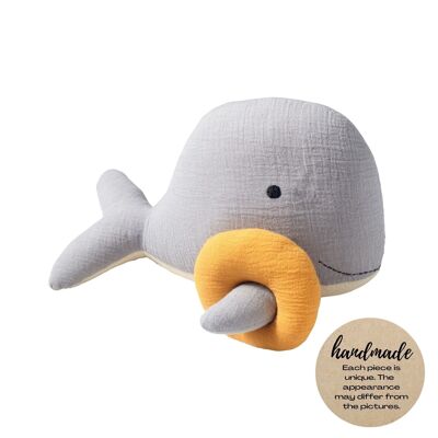 Peluche bébé baleine Bobby