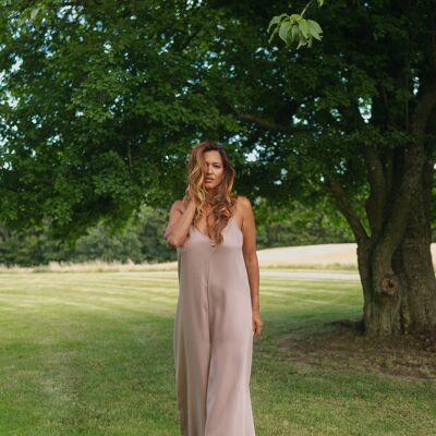 The Viscose Jumpsuit in Rose