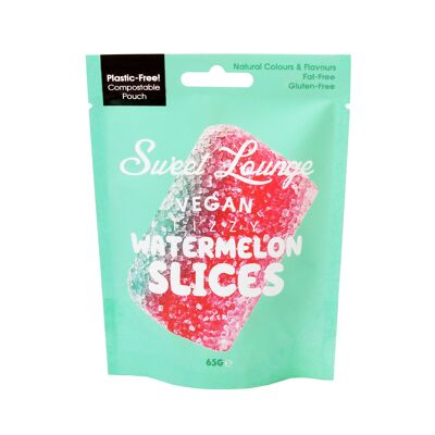 Vegan Fizzy Watermelon Slices (Plastic-Free) 65g