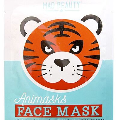 Animasks Face Masks Tiger - 12 pack