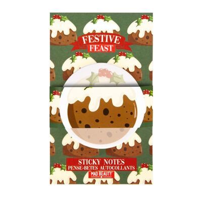 MAD Festive Feast Memo Pads Pudding - 12pc