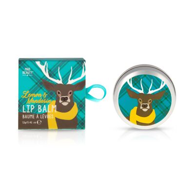 Scottish Lip Balm Lemon & Mandarin/Deer - 12pc