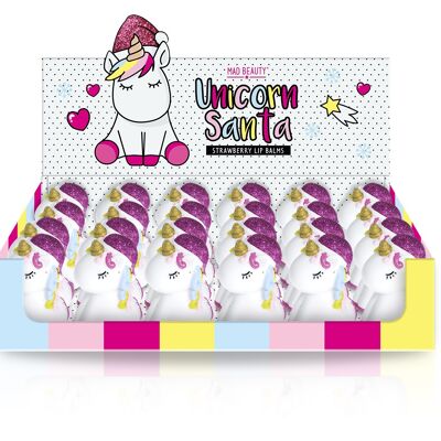 Unicorn Santa Balms 24 display