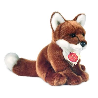 Fox sitting red-brown 20 cm - Filling made from 100% recycled plastic